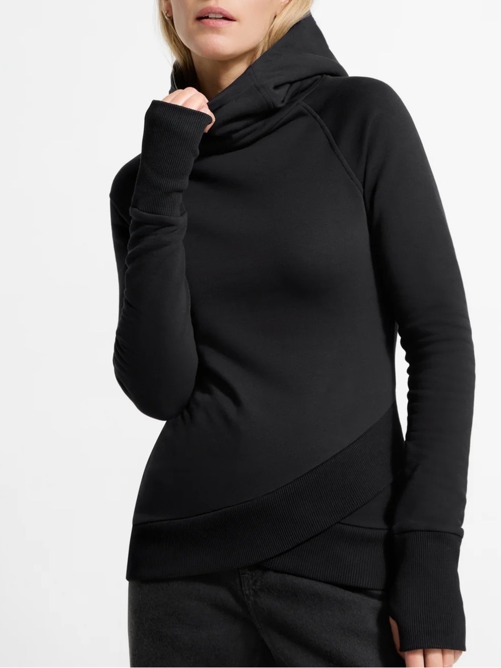 Asymmetrical style Hoodie Marcella nyc
